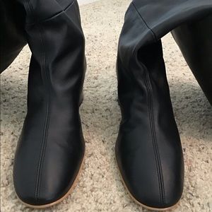 EVERLANE The Knee High Boots Black leather NWOB